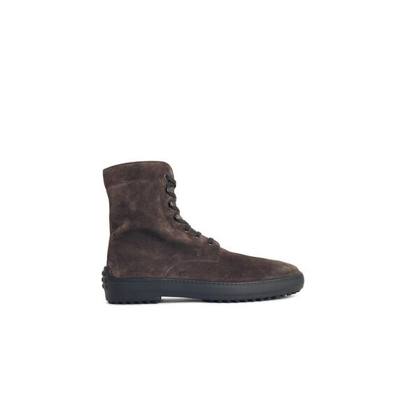 Tod's Brown Suede Ankle Boots Men